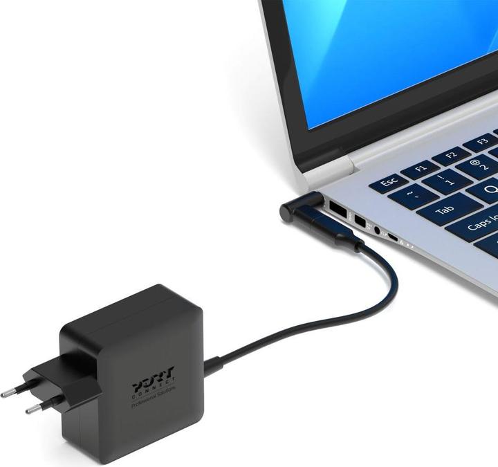 Image du produit Port Designs Port Netzteil GaN 65W - Universal, EU-Stecker (65 W, 1 portion)