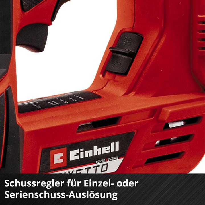 Produktbild Einhell Akku-Tacker FIXETTO 18/38 S + E-Box Koffer S-F