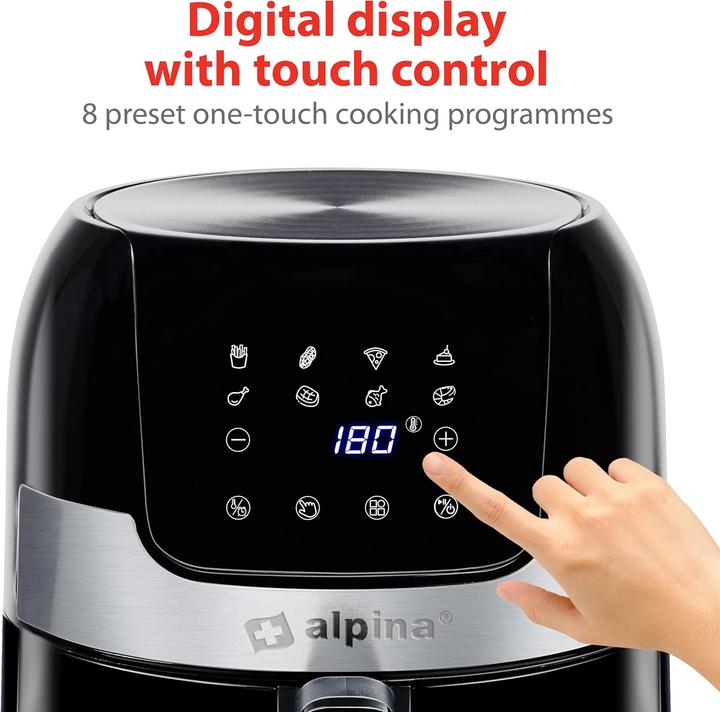 Produktbild alpina Air Fryer 230V 3.5L 1400W digi