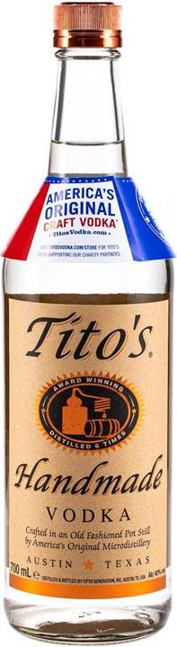 Produktbild Tito's Handmade Vodka Handmade Vodka (1 x 70 cl)