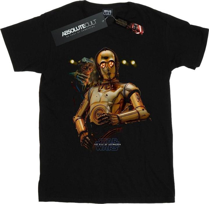 Produktbild Star Wars The Rise Of Skywalker C3PO And Babu Frik TShirt (XL)