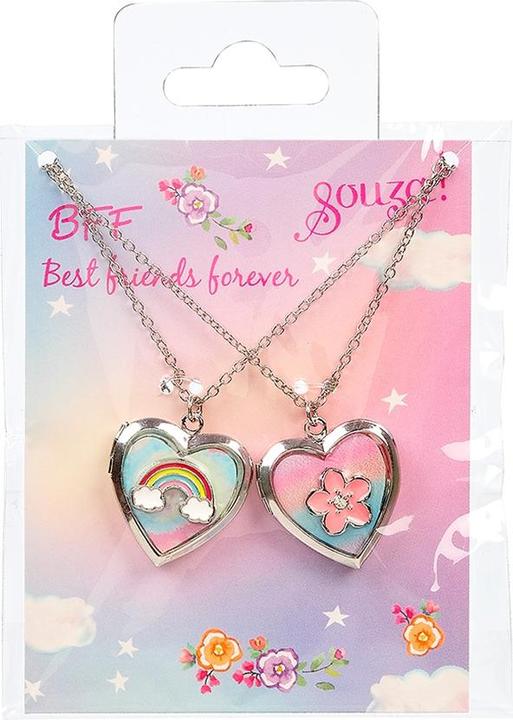 Produktbild Souza Geschenkset BFF Medaillon, 2 Ketten, Herzen