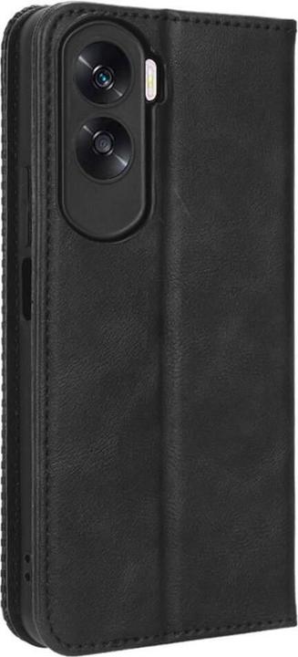 Produktbild Cover-Discount Honor 90 Lite - Vintage Flip Case Hülle schwarz (Honor 90 Lite)