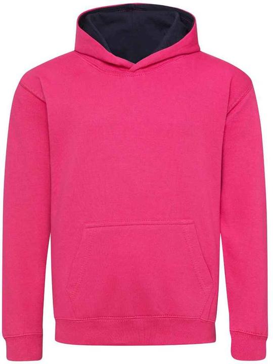 Dunkelblau, Leuchtend Pink