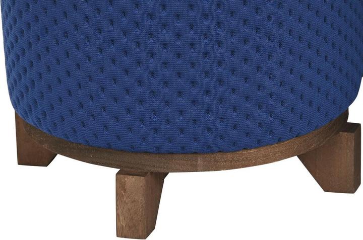 Actual product image DKD Home Decor Footrest Wood 30 x 30 x 30 cm Green Navy Blue (2 Units)