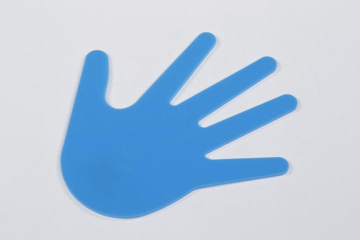 Actual product image Spordas ® Bodenmarkierung Hände, 6er-Set