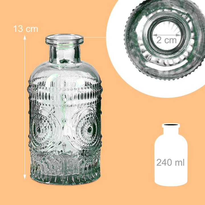 Image du produit Relaxdays Vase en verre (0.24 l)