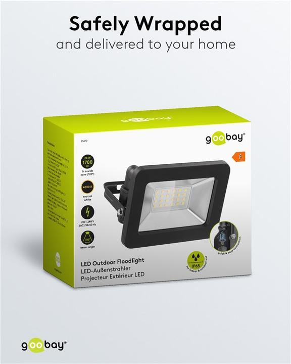 Produktbild Goobay Aussenstrahler (1700 lm)
