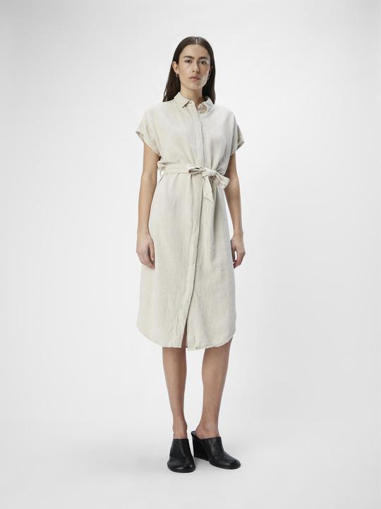 Image du produit Object Robe chemisier en lin mélangé (34)