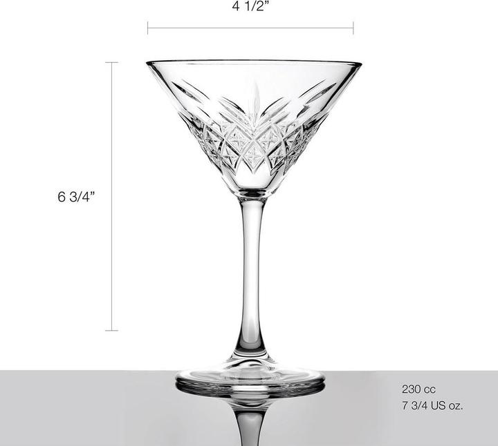 Productafbeelding Pasabahce Tijdloos (2.30 dl, 4x, Martini glazen)
