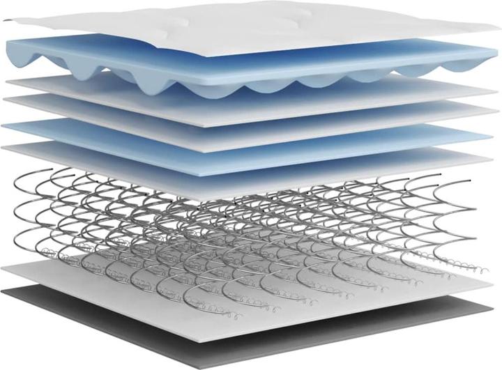 Actual product image vidaXL Bonnell-Federkern-Matratze (Foam core, 90 x 190 cm)