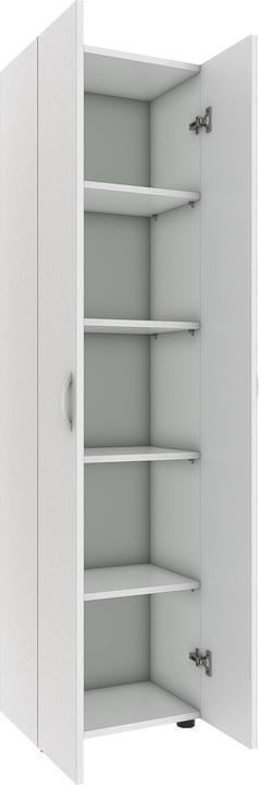 Produktbild VCM Büroschrank Bücher Ordner Aktenschrank Büromöbel Schrank Ulas 5-fach Drehtüren (49 x 34 x 178 cm)