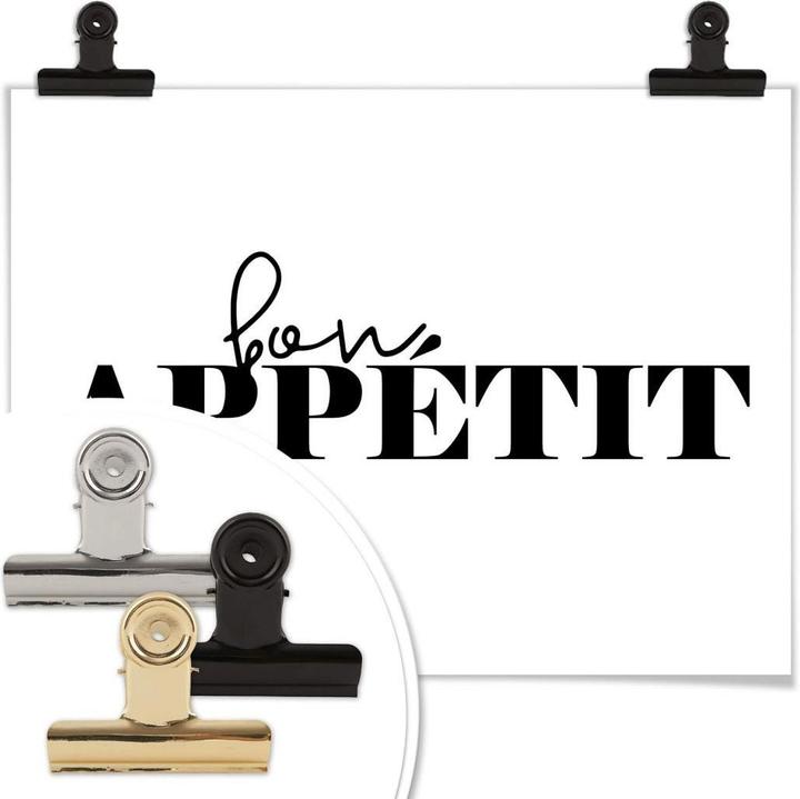 Actual product image Trenddeko Poster Bon Appetit 40 x 50 cm, paper