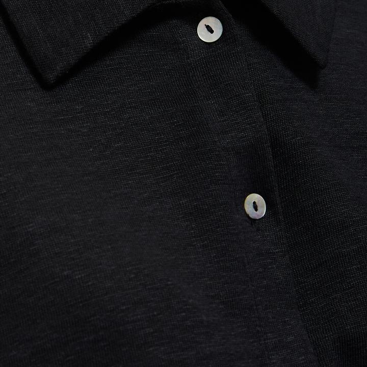 Actual product image La Redoute Collections Kurzärmeliges Poloshirt aus Leinen (XS)