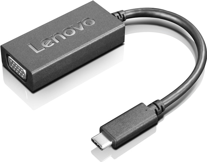 Actual product image Lenovo USB-C to VGA Adapter-ROW (0.22 m, VGA)