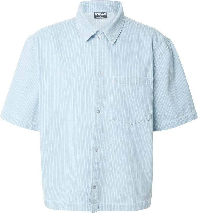 Immagine prodotto Urban Classics Pinstriped Casual Denim Overshirt new light blue washed M (M)