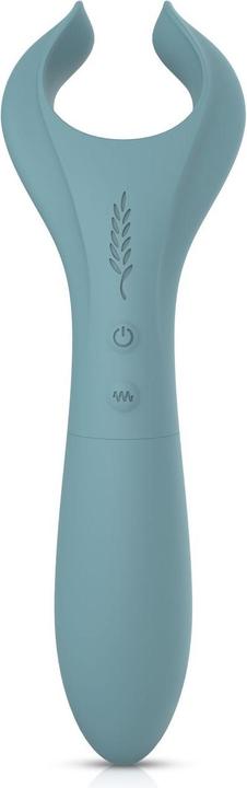 Actual product image Bloom The Peony Couple Vibrator - Green