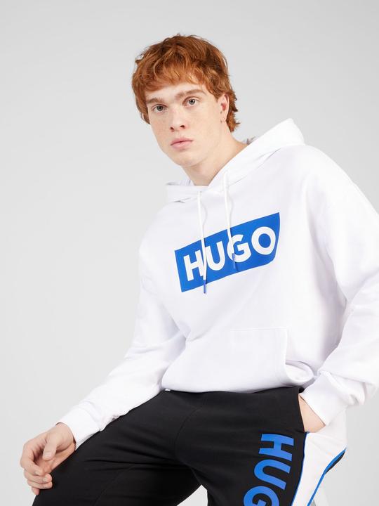 Image du produit HUGO Pull à capuche molletonné imprimé logo décontracté Nalves (L)