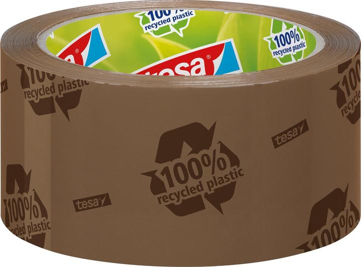 Actual product image tesa tesapack ECO & STRONG packaging tape - environmentally friendly packaging tape made from 100 % (50 mm)