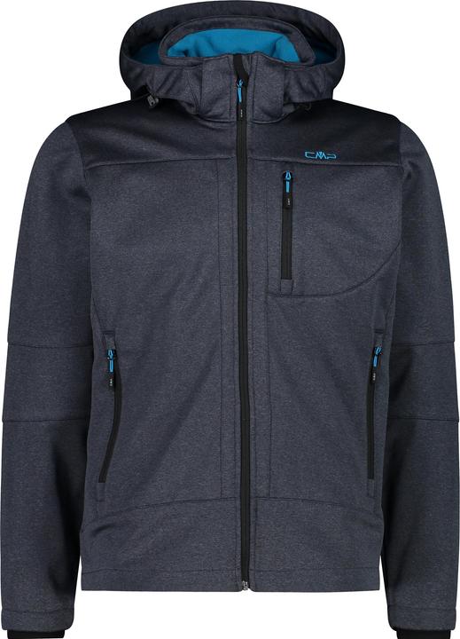 CMP Campagnolo Softshell Jacket Zip Hood Melange (L)