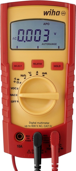Produktbild Wiha Digitales Multimeter (CAT IV 600V, CAT III)