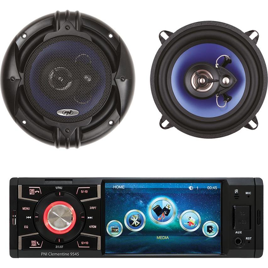 PNI, Car HiFi Lautsprecher, Clementine 9545 Auto-MP5-Player-Paket + Koaxial-Autolautsprecher HiFi500, 100 W, 12,7 cm (12...