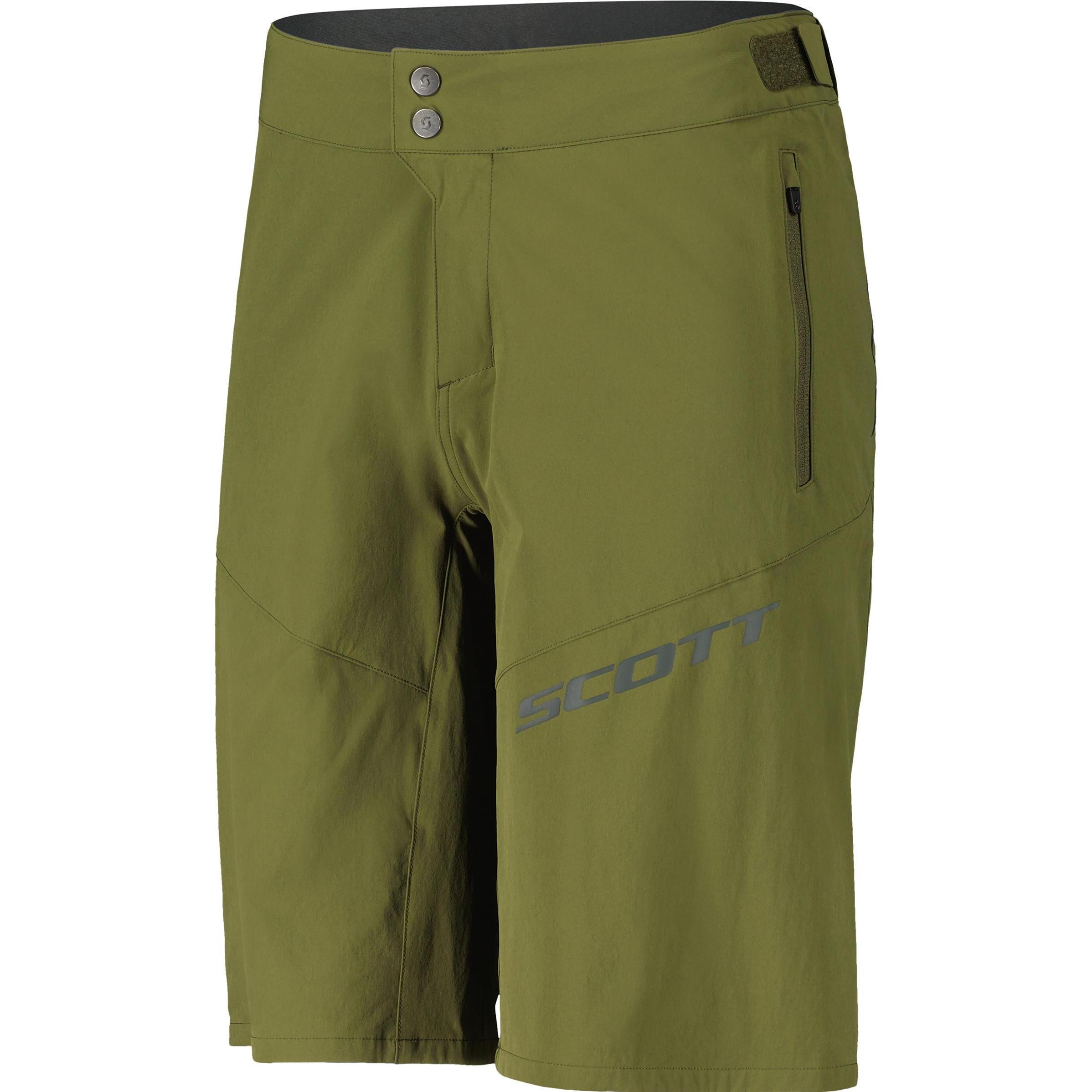 Scott Sports, Herren, Velohosen, Shorts Endurance Loose Fit with Pad (L), Grün, L