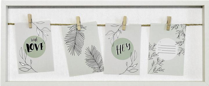 Actual product image Nielsen Collage 4 clips 4x9x13 wood white (9 x 13 cm)