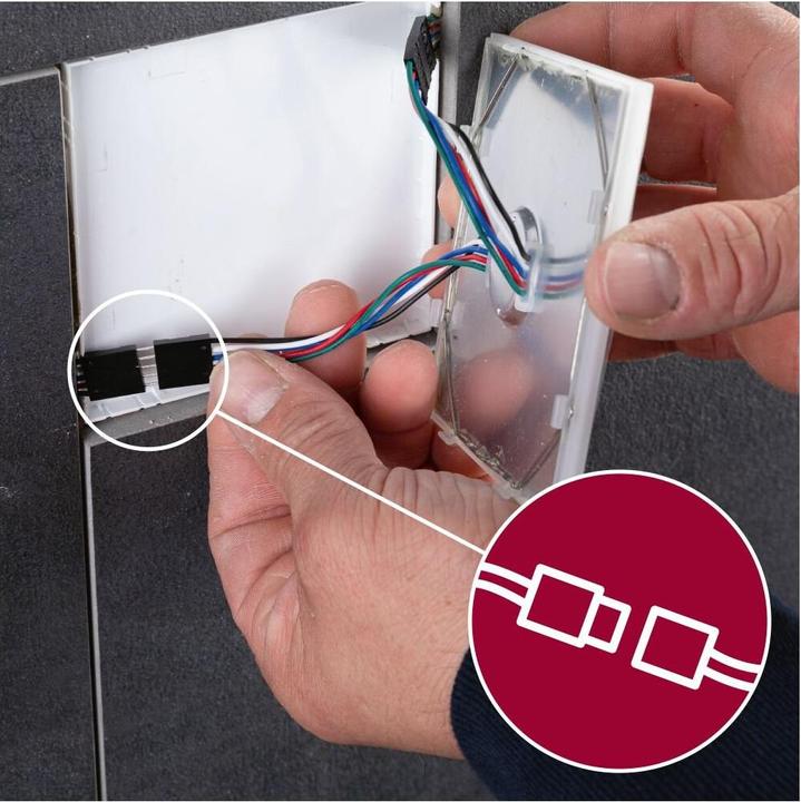 Actual product image Paulmann LumiTiles Square Basic Set (RGBW, 1 cm, Indoor)