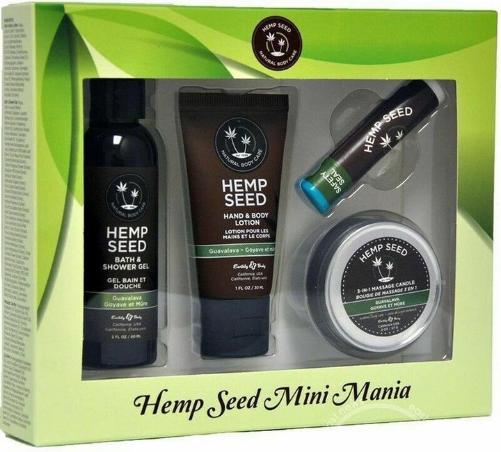 Actual product image Earthly Body Hemp Seed Mini Mania Travelset - Guavalava