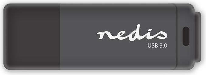 Nedis USB 3.0 flash drive - Compact USB flash drive - 128 GB - Read at 80 Mbit/s - Write at (128 GB, USB-A)