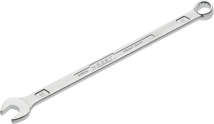 Produktbild HAZET Ring-Maulschlüssel ∙ extra lang ∙ schlanke Bauform 600LG-11 ∙ Aussen Doppel-Sechskant-Traction… (11 mm)