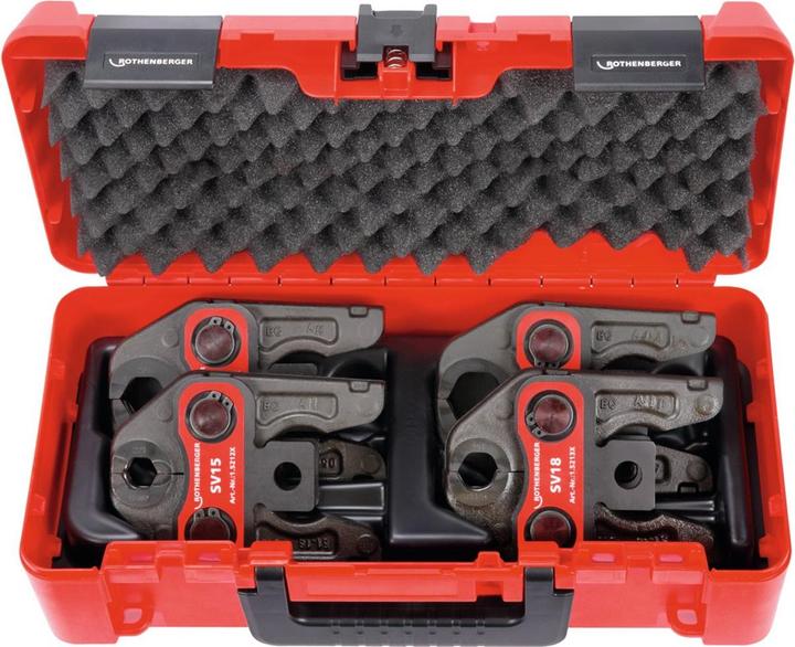 Produktbild Rothenberger Pressbacken ROMAX® Standard Set SV 15 - 18 - 22 - 28 mm (390 mm)