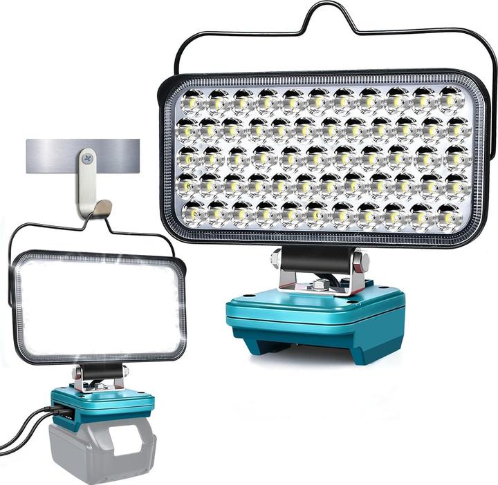 Gzyz Baustellenlampe für 18V Makita (6800 lm)