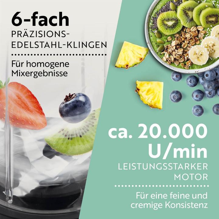 Image du produit Gourmetmaxx 14949 Mixeur Mr. Magic 18 pcs. 400W gris/noir (400 W)