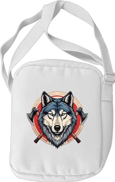 Produktbild Bügelbilder Schul & Freizeitsrucksack-Set Wolf and Tomahawk (15 l)