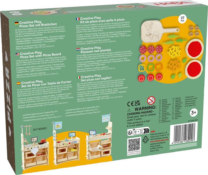 Image du produit Haba Kit de pizza Creative Play (MQ4)