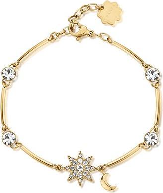 Actual product image Brosway Timeless Gold Plated Bracelet Star With Chakra Crystals