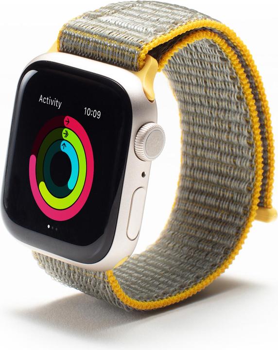 Actual product image Zagg GEAR4 705009520, Bande, Smartwatch, Jaune, Apple, Apple Watch 45/44/42mm, Nylon (Nylon)