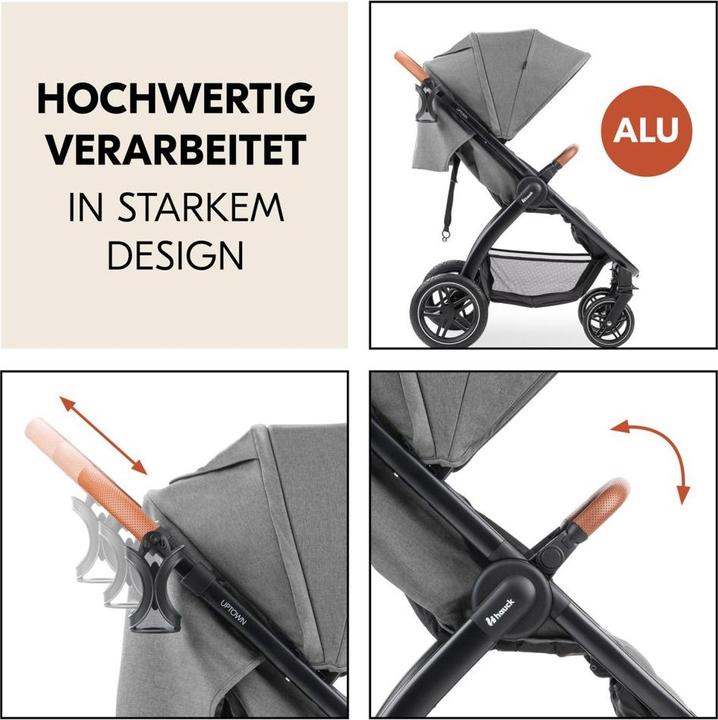 Produktbild Hauck Buggys & Sportwagen Buggy & Sportwagen UpTown Black (mit Liegefunktion