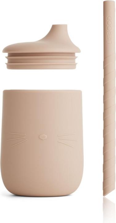 Actual product image Liewood Dylan Straw Cup Set Apple Red / Rose