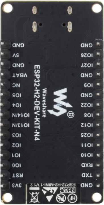 Produktbild WaveShare ESP32-H2 Entwicklungsboard Pin verlötet mit BLE/Zigbee/Thread