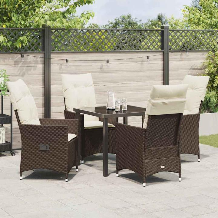 Produktbild vidaXL Garten Essgruppe (80 x 80 x 73 cm)