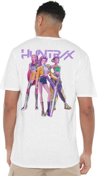 Image du produit K-Pop Demon Hunters - T-shirt motif Huntr/X style Photo de groupe - Adulte (3XL)