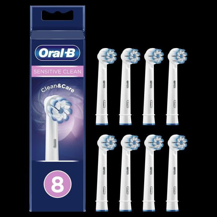 Thumbnail - Oral-B, Zahnbürstenkopf, Sensitive Clean Clean&Care (8 x)