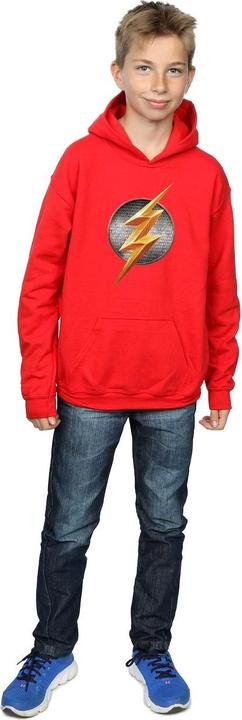 Image du produit - Sweat à capuche JUSTICE LEAGUE MOVIE FLASH EMBLEM - Garçon (116)