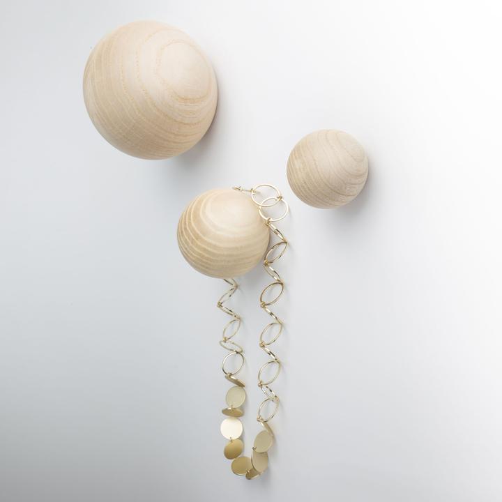 Immagine prodotto kommod Gancio da parete con palle Set di 3