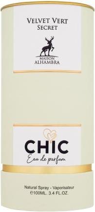 Actual product image Alhambra Chic Velvet Vert Secret - EDP - 100 ml (Eau de parfum, 100 ml)