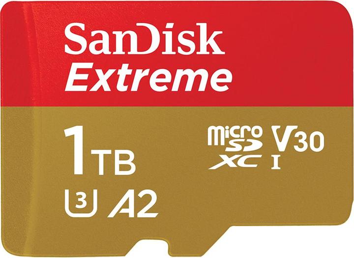 SanDisk Extreme microSD A2 (1000 GB, microSDXC, U3, UHS-I)