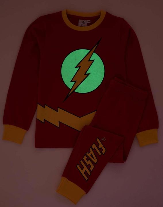 Produktbild The Flash Schlafanzug Leuchtet im Dunkeln (128)